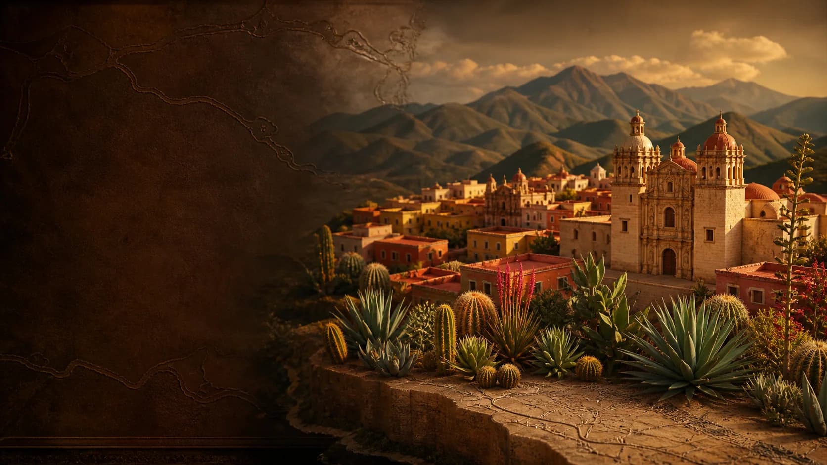 Paisaje de referencia para la colección Oaxaca