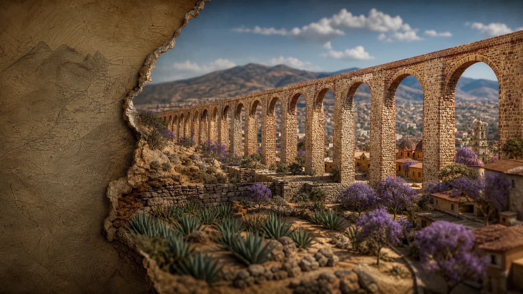 Paisaje de referencia para la colección Querétaro